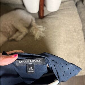 Banana Republic Midnight Blue Blouse